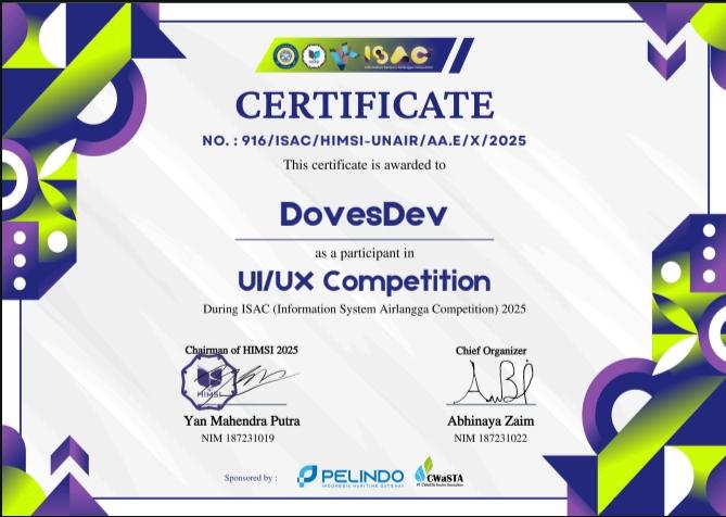 ISAC Certificate